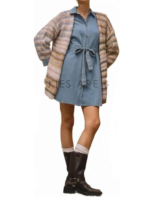 Multi Stripe Cardigan
