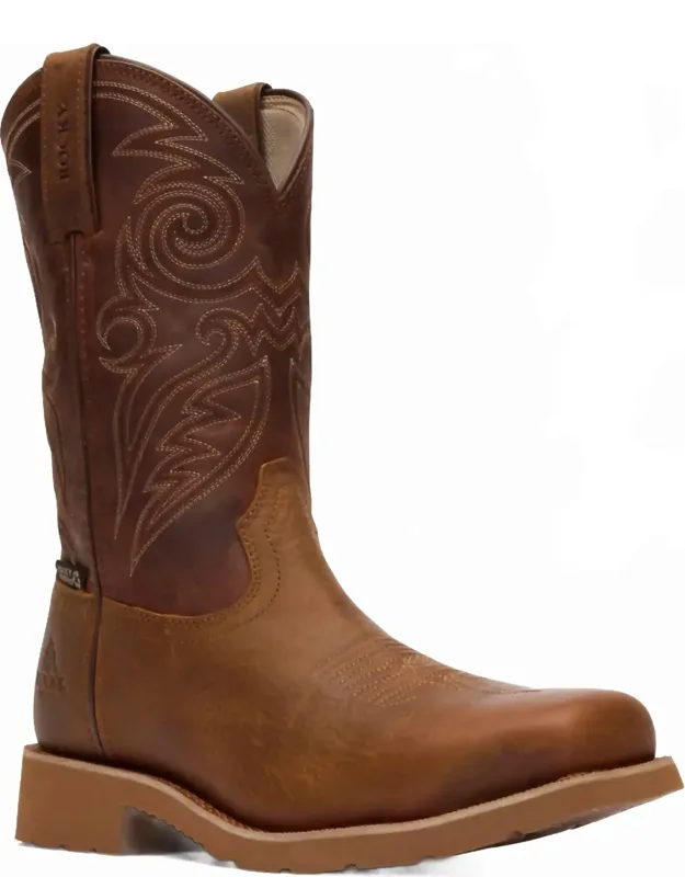 Monocrepe 12" Steel Toe Western Boots