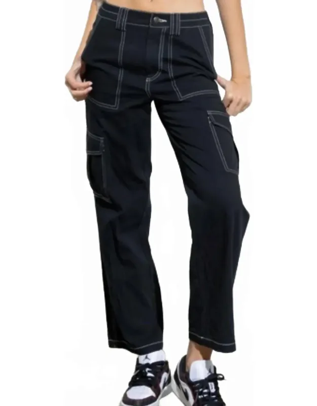 Straight Leg Cargo Pants