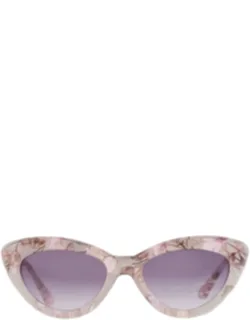 French Connection 59054fcu653 Cat Eye Sunglasses With 100% Uv Protection And Smoke Lenses
