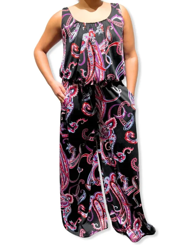 Scoop Neck Tank Jumpsuit