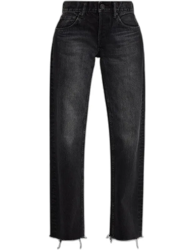 Glencoe Straight Raw-hem Jeans