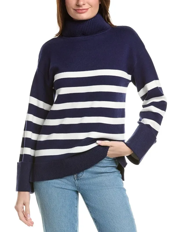 Turtleneck Stripe Sweater