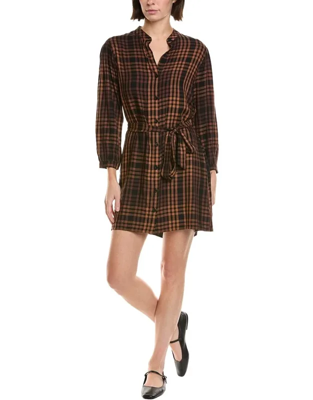 Puff Sleeve Shirtdress