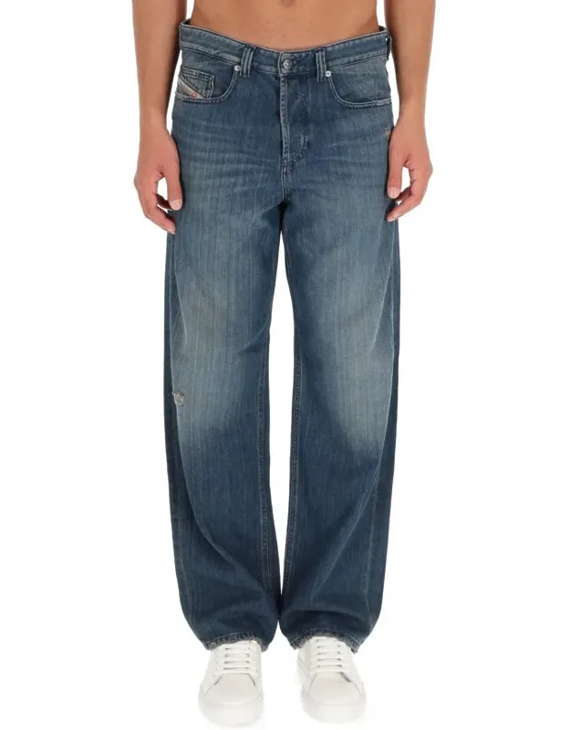 Diesel "d-macro" Jeans 100% Cotton