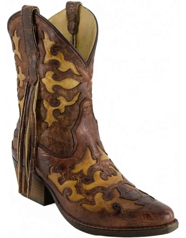 Real Leather Pointed Toe Cowgirl Boots