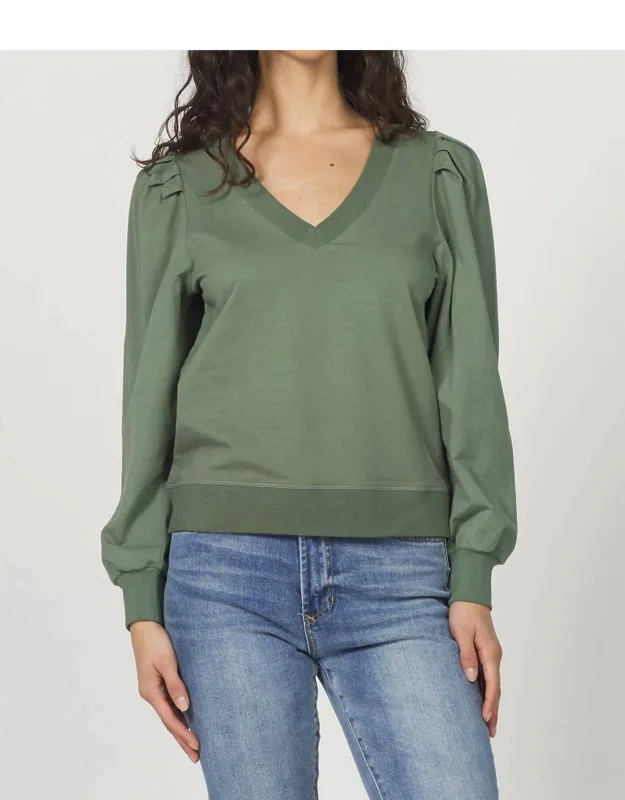 V-neck Sweatshirt
