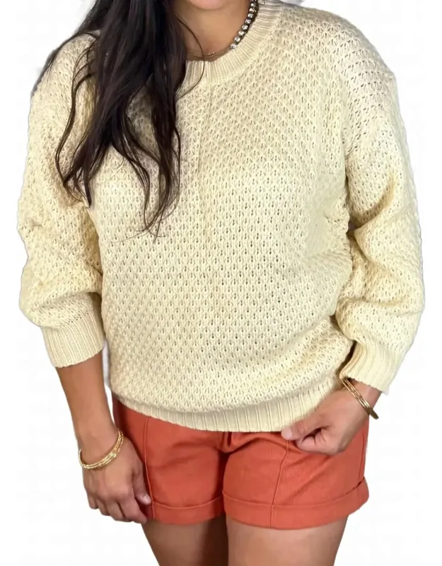 Waffle Weave Sweater