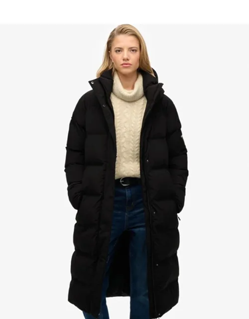 Hooded Longline Puffer Jacket