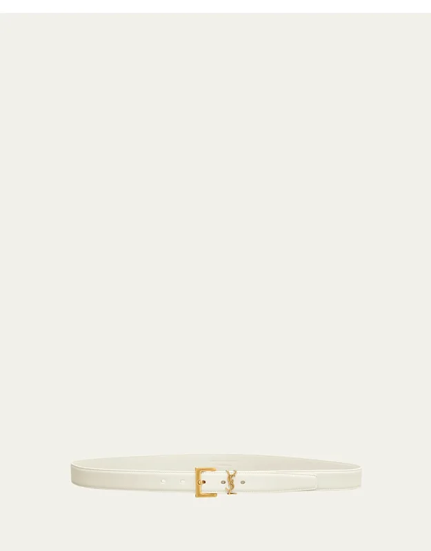 Box Laque Leather Belt