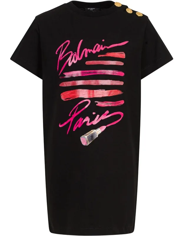 Lipstick Logo Dress