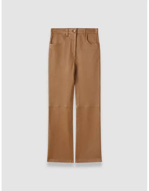Leather Stretch Trousers