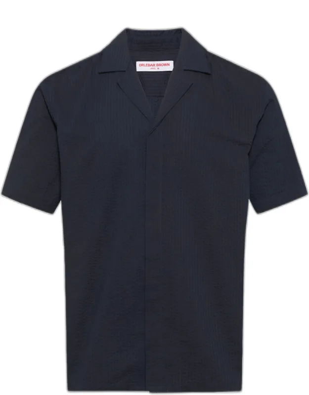 Relaxed Fit Seersucker Resort Shirt