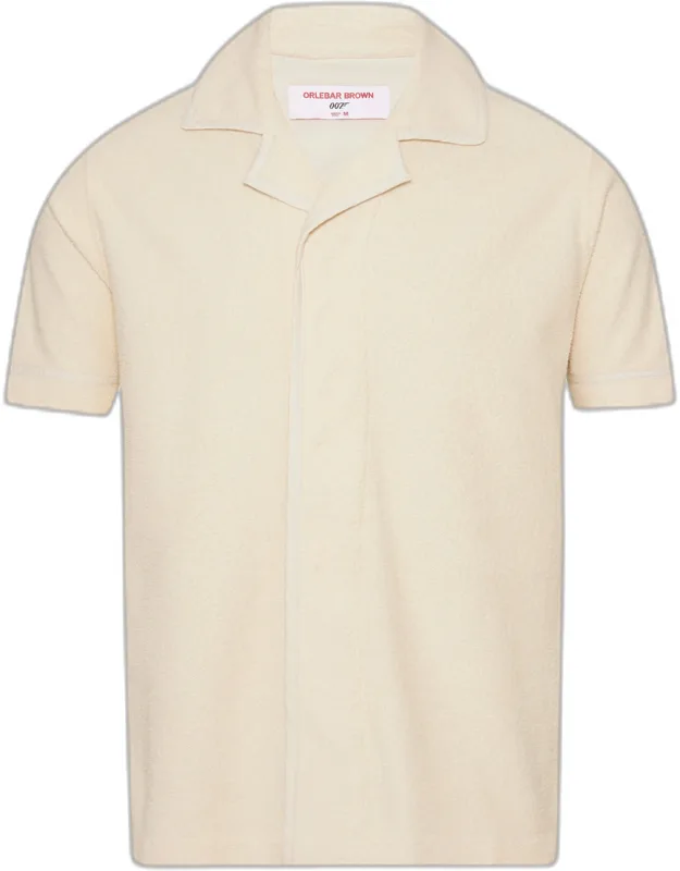Relaxed Fit Towelling Lounge Shirt