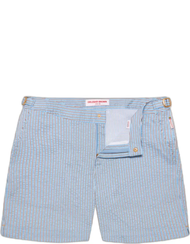 Stripe Swim Shorts Summer Statement Fit