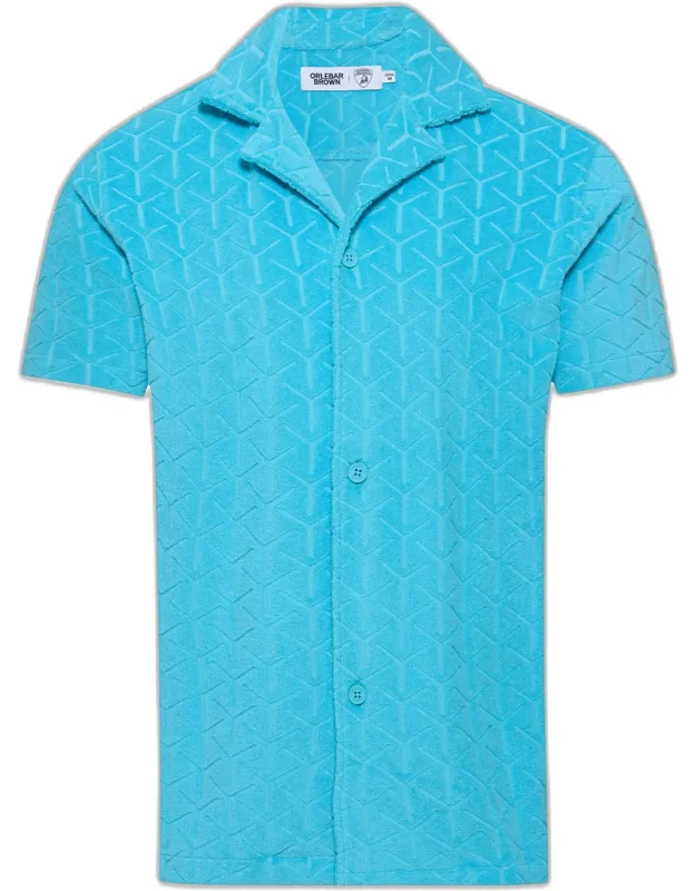 Relaxed Fit Capri Collar Cotton Shirt