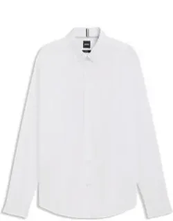 Slim-fit Shirt With Double B Monogram