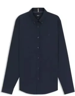 Slim-fit Shirt With Double B Monogram