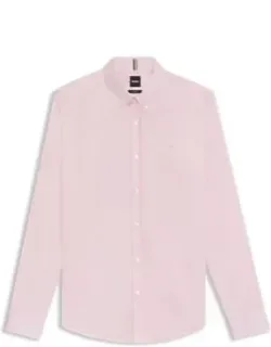 Slim-fit Shirt With Double B Monogram