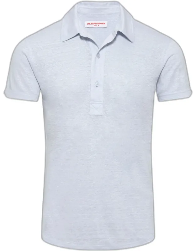 Tailored Fit Linen Polo Shirt