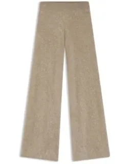 Washed-cashmere Trousers With Wide Leg