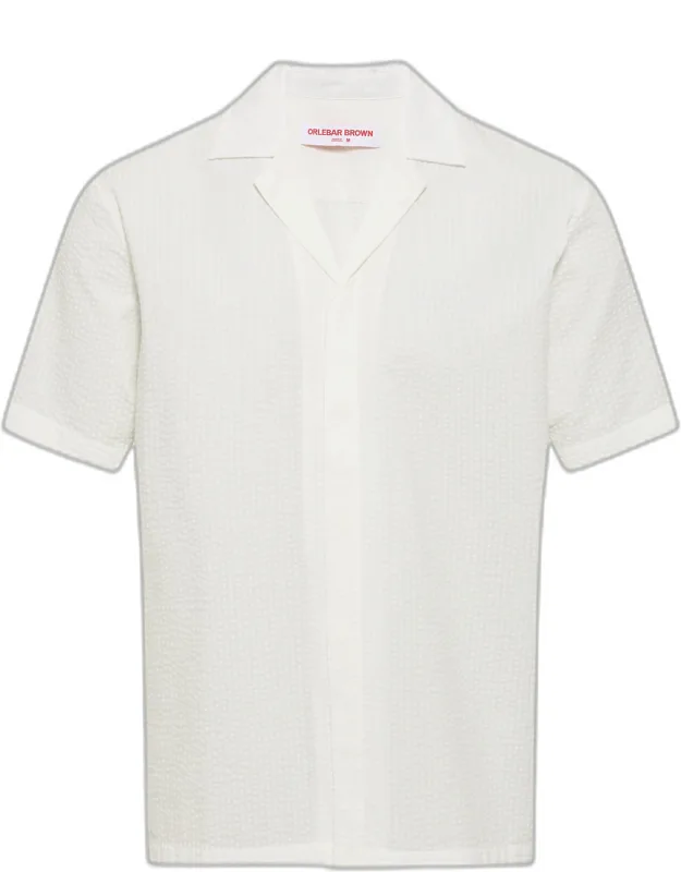 Relaxed Fit Short-sleeve Seersucker Resort Shirt