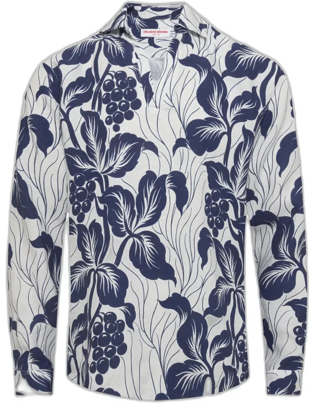 Relaxed Fit Long-sleeve Overhead Shirt