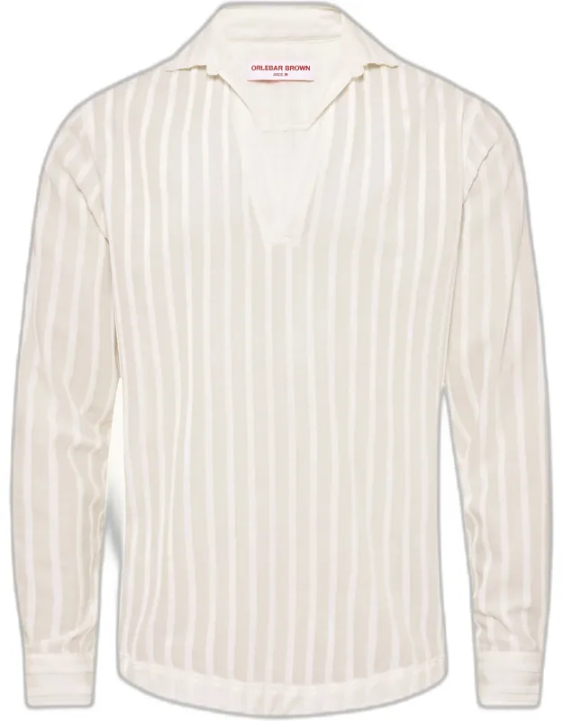 Relaxed Fit Long-sleeve Overhead Shirt