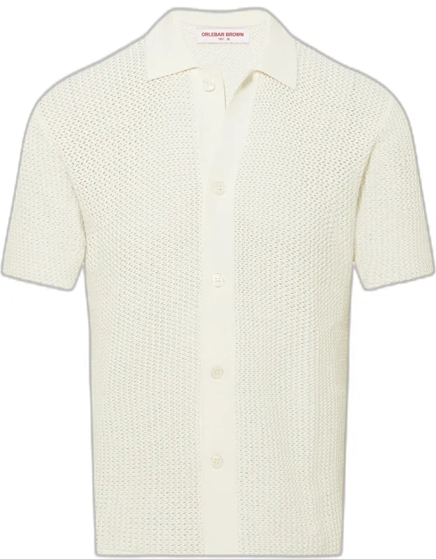 Crochet Polo Shirt