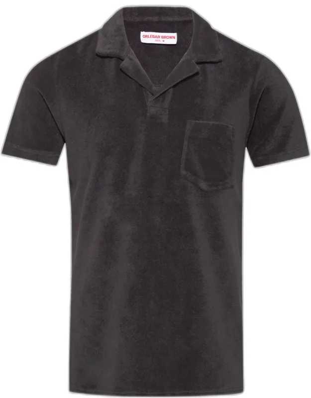 Terry Polo Shirt Retro-inspired Resort Knit