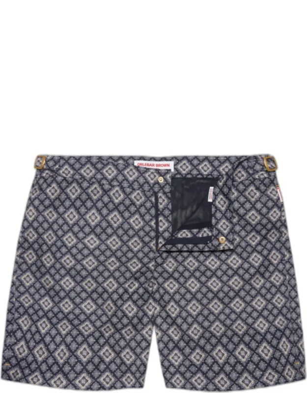 Mid-length Paisley Season Print Swim Shorts