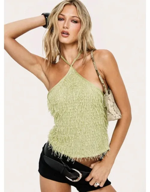 Fluffy Arrowneck Top