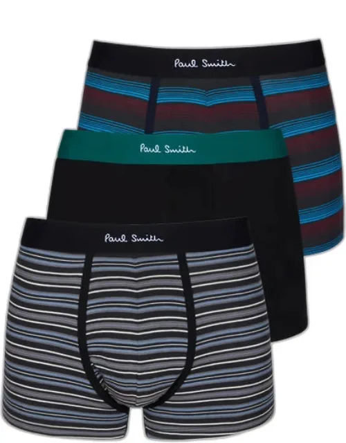Stripe Mixed Boxer Briefs Three Pack