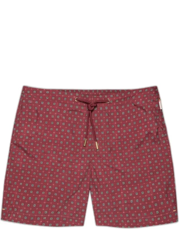 Damson Print Swim Shorts