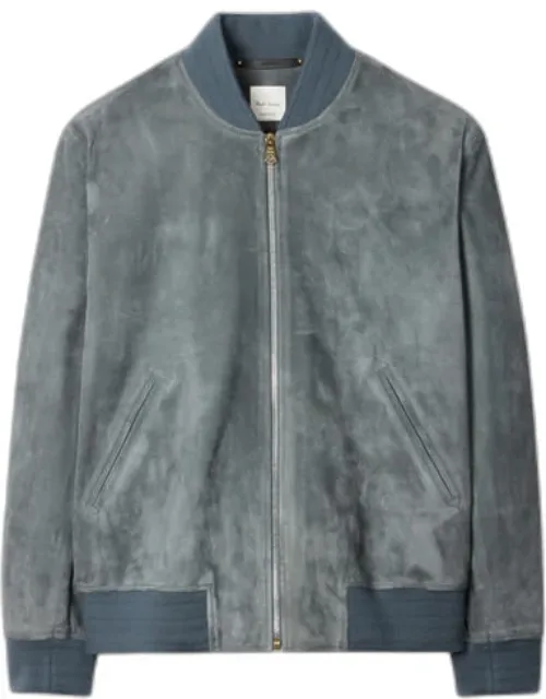 Suede Bomber Jacket