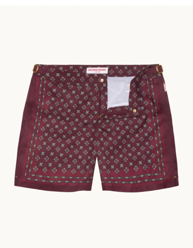 Mid-length Swim Shorts With Exclusive Luminis Print