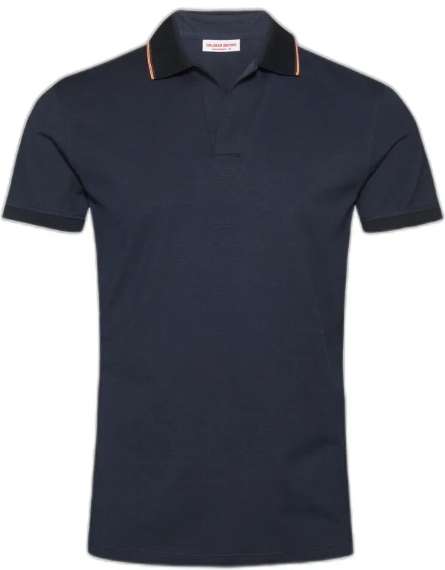 Stripe Polo Shirt Sporty Casual Classic