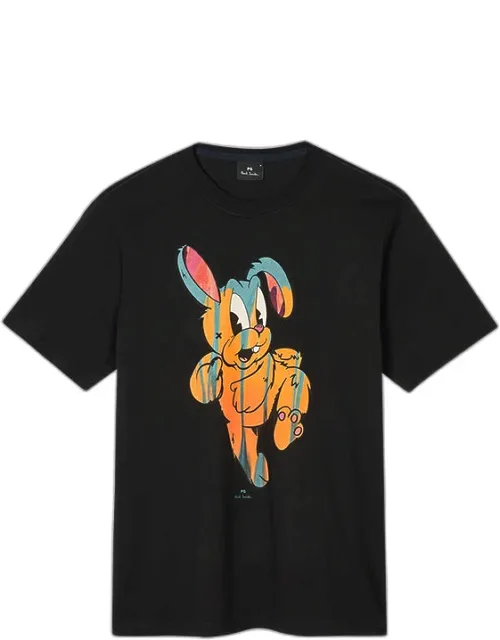 Organic Cotton 'painted Rabbit' T-shirt