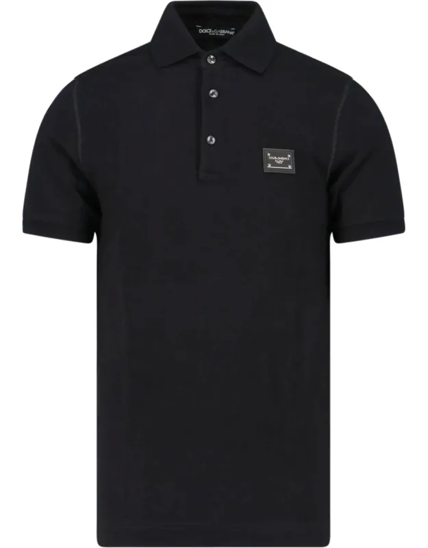 Logo Plaque Polo Shirt