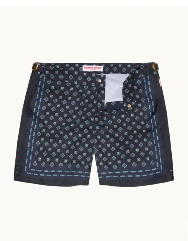 Mid-length Swim Shorts With Exclusive Luminis Print