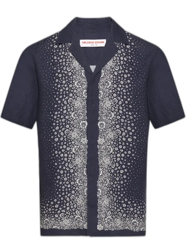 Plant Print Shirt Botanical-inspired Style