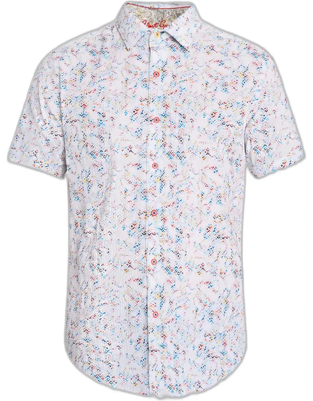 Elgar Seersucker Short-sleeve Shirt