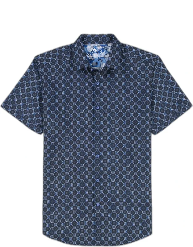 Bramston Geometric Satin Shirt