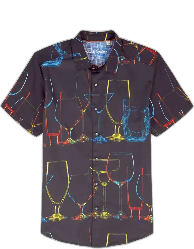 Neon Nights Satin Shirt