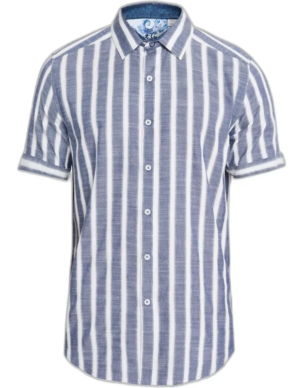 Preston Stripe Short-sleeve Shirt