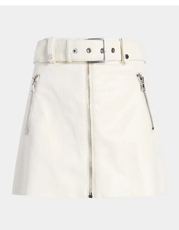 Vegan Leather Mini Skirt