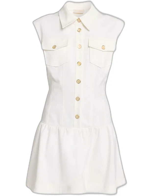 Drop-waist Mini Dress