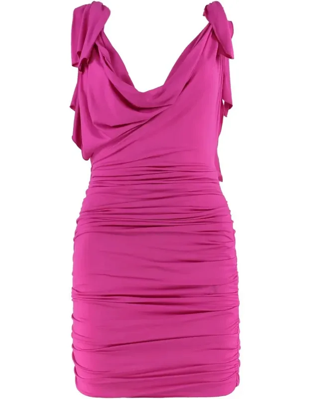 Draped Jersey Dress