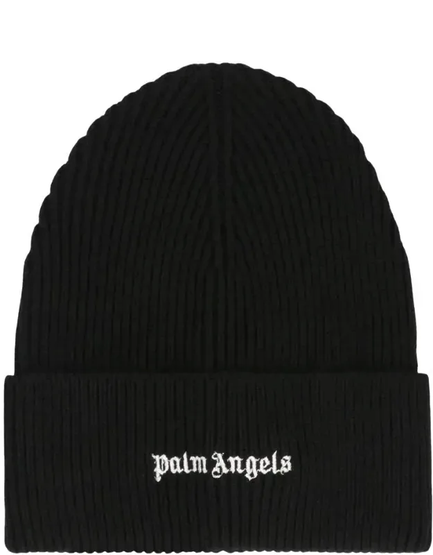 Knitted Cap With Logo