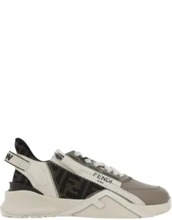 Sneakers With Raised Sole And Tone-on-tone Logo